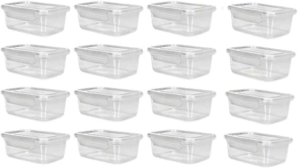 Kit 12 Marmitas Fitness Pote 400ml Freezer E Microondas Potes Plásticos Com Travas Grande REFORÇADO Fechamento SEGURO 2 51f0kR2RL L. AC SL1230