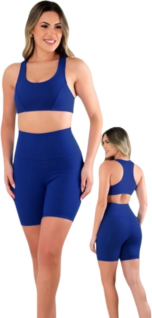 Conjunto Fitness Premium com Top Nadador mais Bermuda Ciclista Feminino sem Transparência 4 614mV2Fo28L. AC SL1500