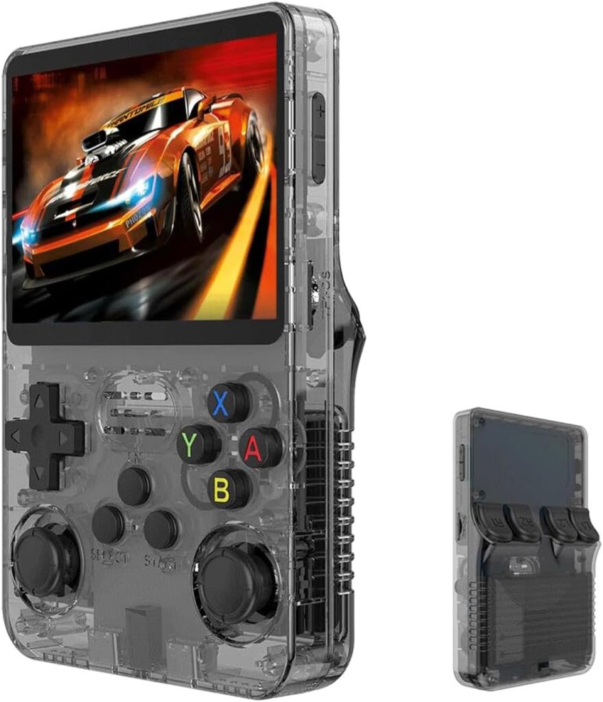 R36S Handheld Game Console,3.5-Inch IPS Screen Retro Gaming Console,3500mAh,Built in 20000+ Games. (Black-128G(20000+ Games)) 2 61BVPROt32L. AC SL1500