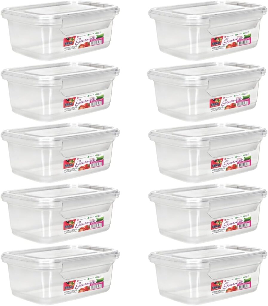 Kit 10 Potes Marmita Fitness 750ml Travas Freezer Microondas 5 61C709tLIOL. AC SL1500