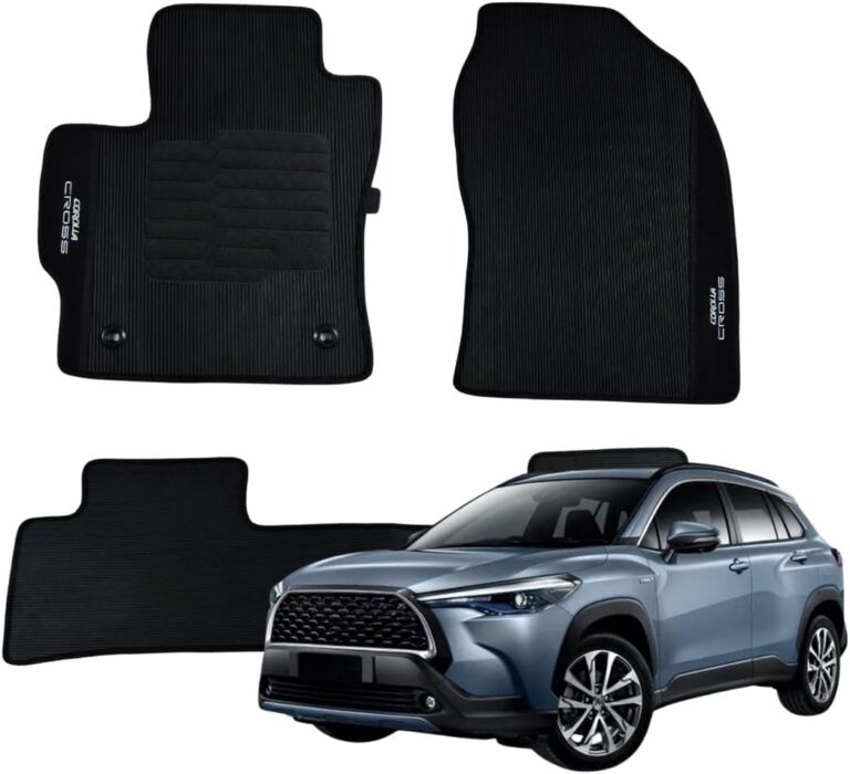 Jogo de Tapetes Automotivos Emborrachados para Corolla Cross 2020 2021 2022 2023 2024-03 peças