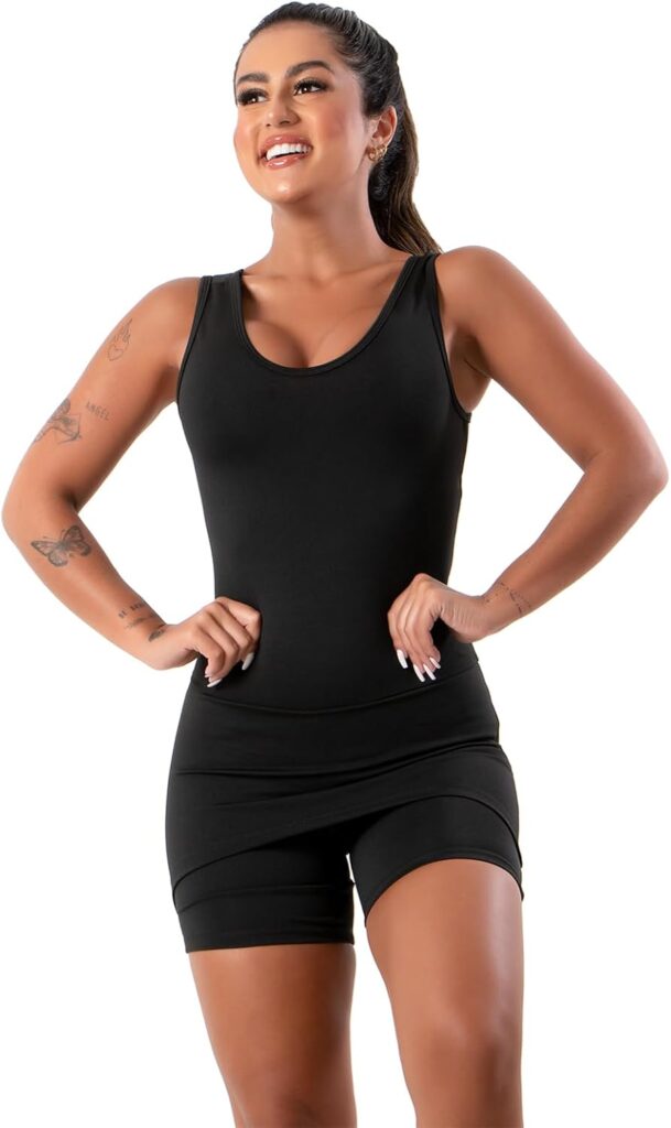 Macaquinho Saia Tapa Bumbum Fitness Academia Suplex Feminino 3 61JdHmSlBTL. AC SL1500