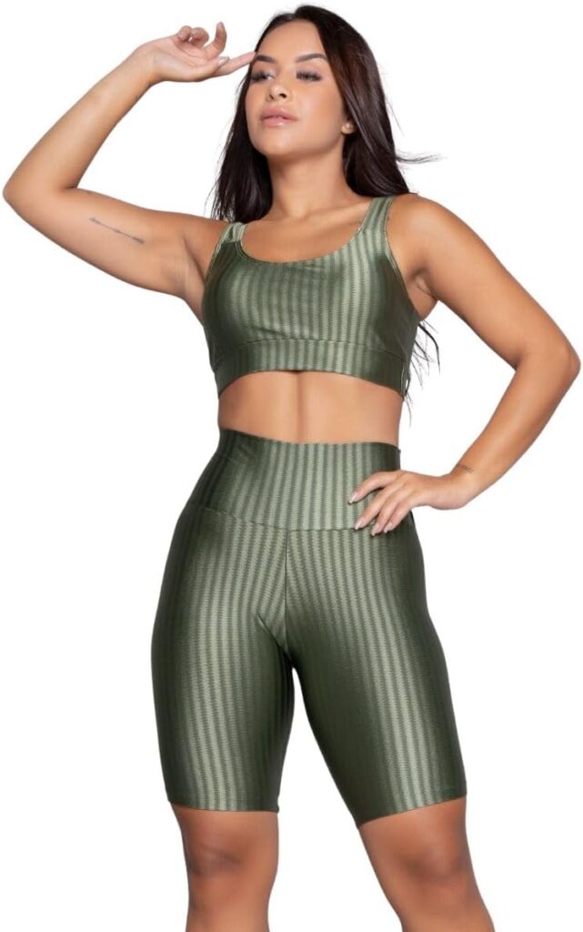 Conjunto Fitness Bella Fiore Modas Top Bojo Removível e Bermuda New Zig 11 61PuMhwJOuL. AC SL1200