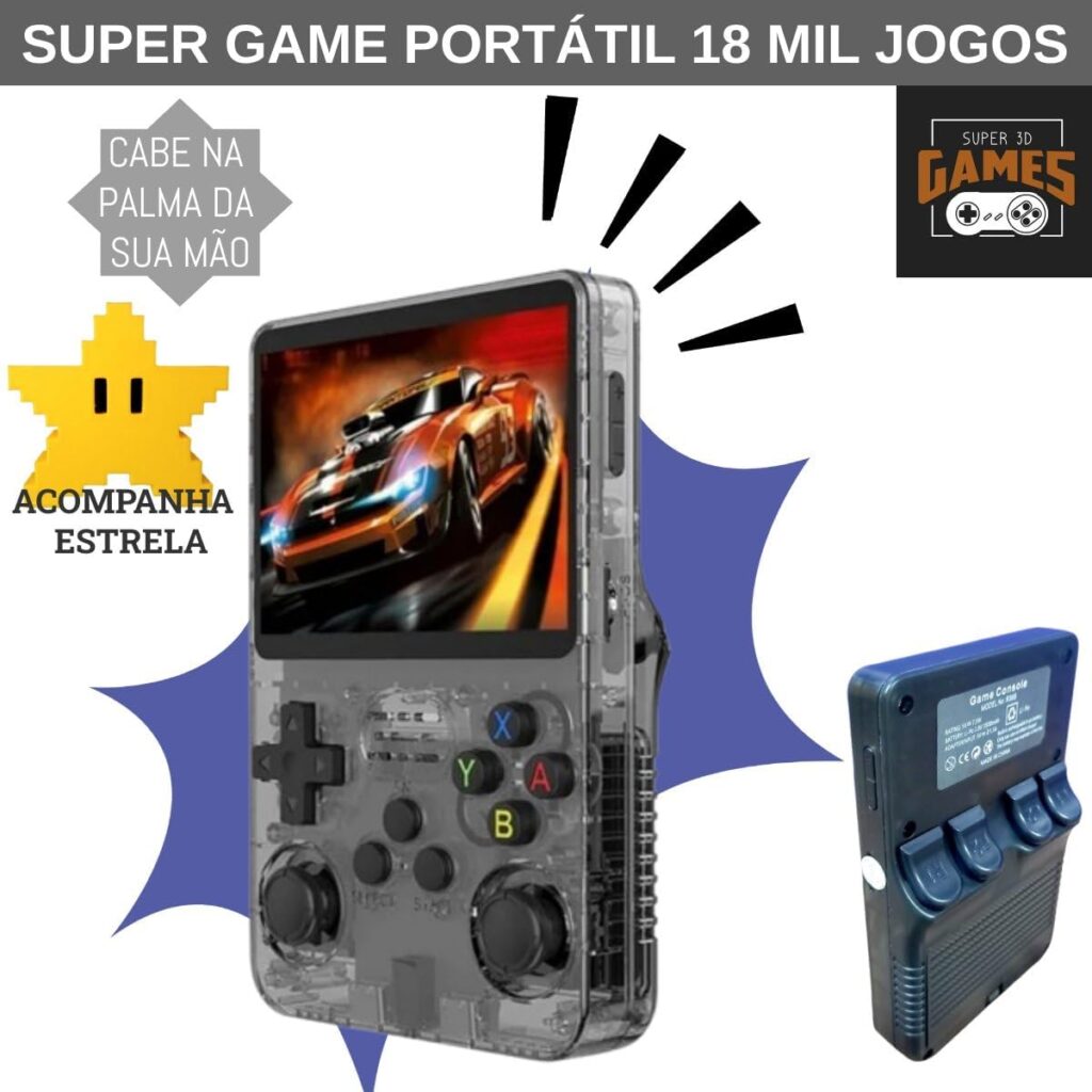 Mini Console Portátil Super Nintendo - Super 3D Games 1 61kaB 1LqnL. AC SL1200
