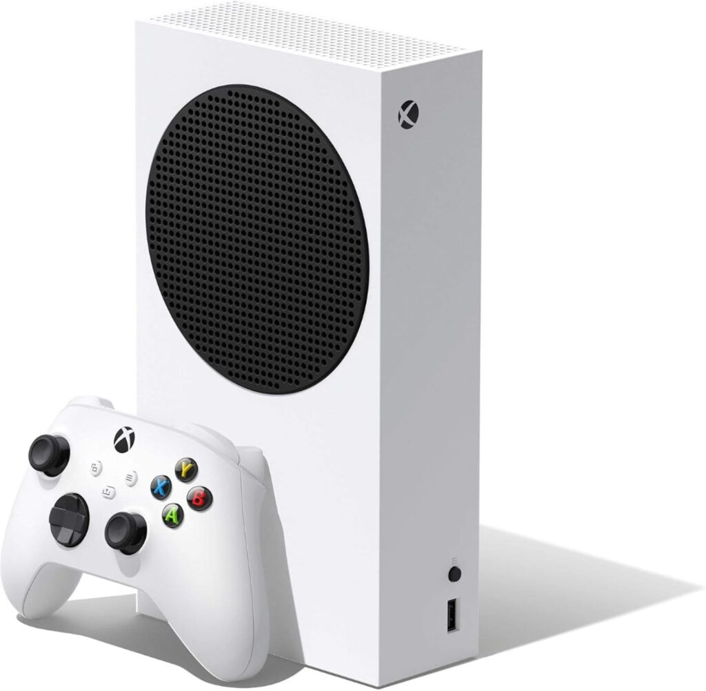 Microsoft Xbox Series S 512 GB All-Digital Console de jogos + 1 controle sem fio Xbox, branco - resolução de 1440p, até 120 FPS, 802.11ac 2x2 WiFi - WEPGPY HDMI Cabo 1 61mRVct105L. AC SL1500
