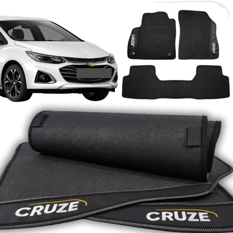 Tapete Borracha para Cruze 2019 2020 2021 2022 2023 LT LTZ Black Bow Tie Sport6 LT Sport6 LTZ Premier