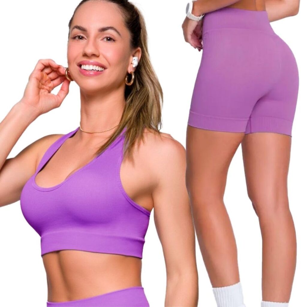 Conjunto Fitness Sem Costura Selene Short e Top Academia Feminino Adulto 5 61rX6EnZmEL. AC SL1080