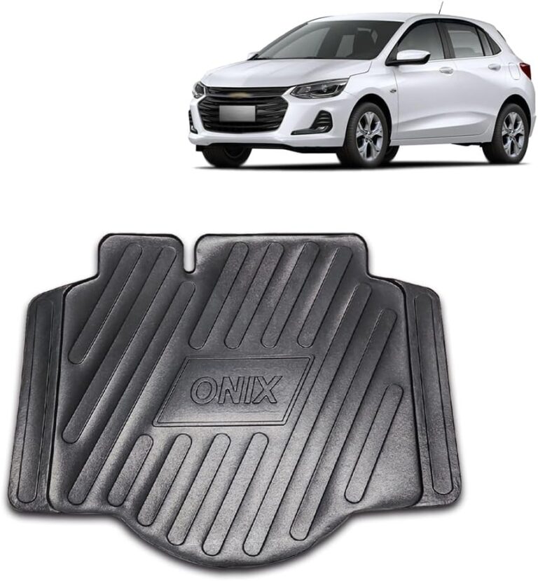 Protetor de Porta-Malas Adaptável Onix Hatch 2020 2021 2022 2023 Em Relevo Tapete Bandeja