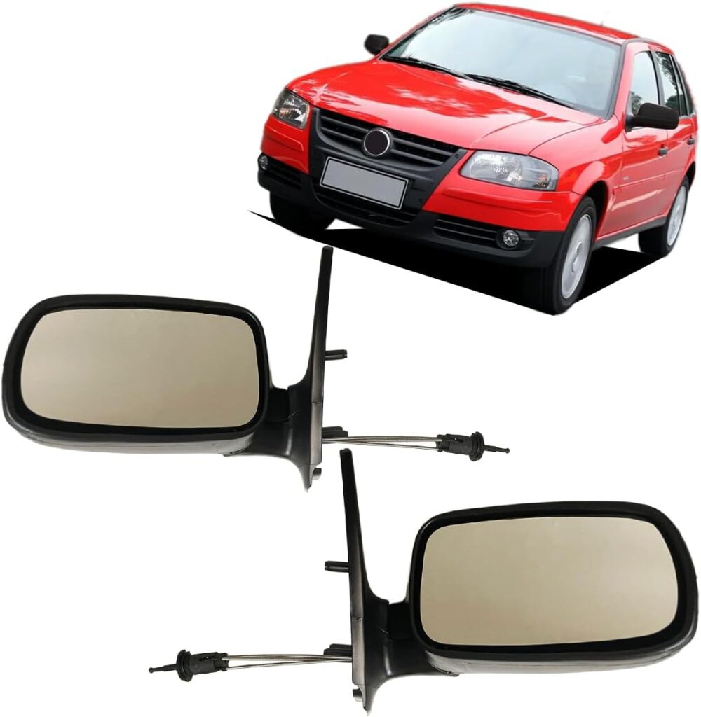 Par Retrovisor Gol Parati 4 Portas G3 G4 com Controle 2000 à 2013 5 61xh04IM67L. AC SL1200