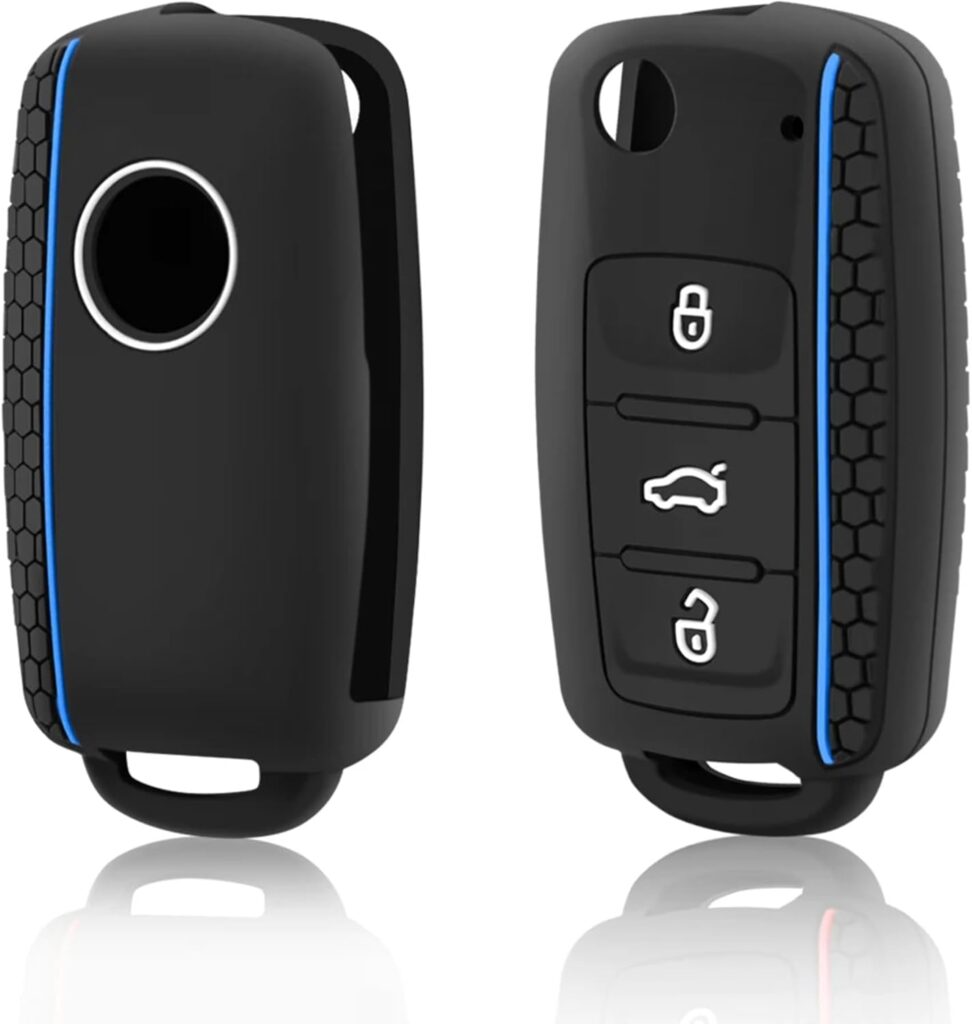 Capinha Silicone Chave Vw Up Jetta Fox Gol Voyage (Azul) 7 61xyFGlCFL. AC SL1500