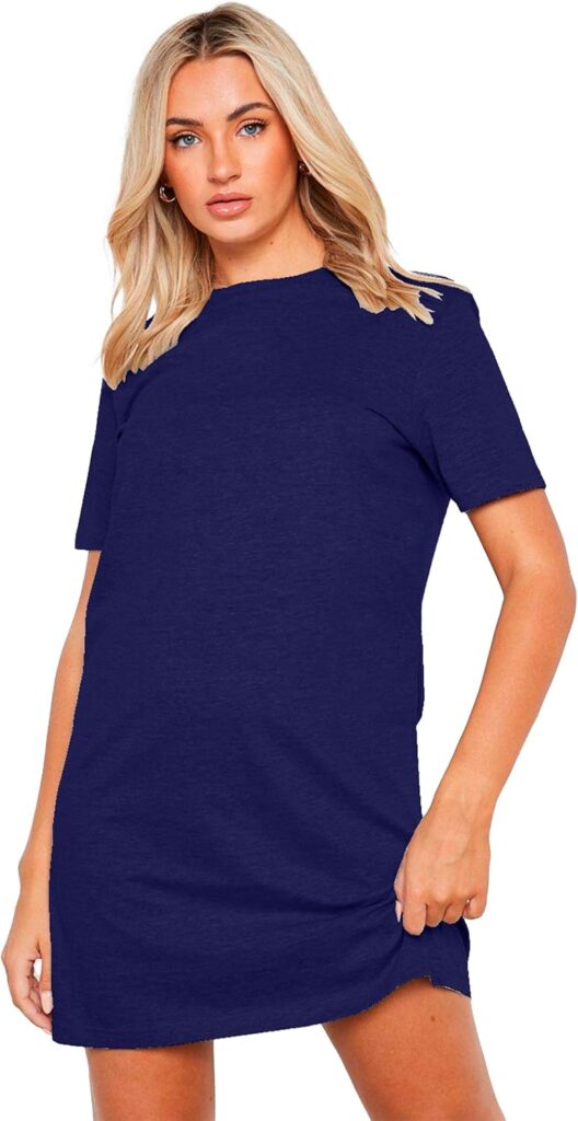Vestido Camisetão Feminino Para Mulheres Super Estiloso – Slim Fitness Fashion 8 71BWneJ SoL. AC SL1500