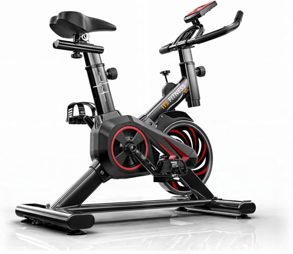 Bicicleta ergométrica spinning ITS Fitness - Roda 8 kg de inércia com monitor LCD - Bike Spinning - Capacidade 110 kg 1 71UGXz8N6UL. AC SL1500
