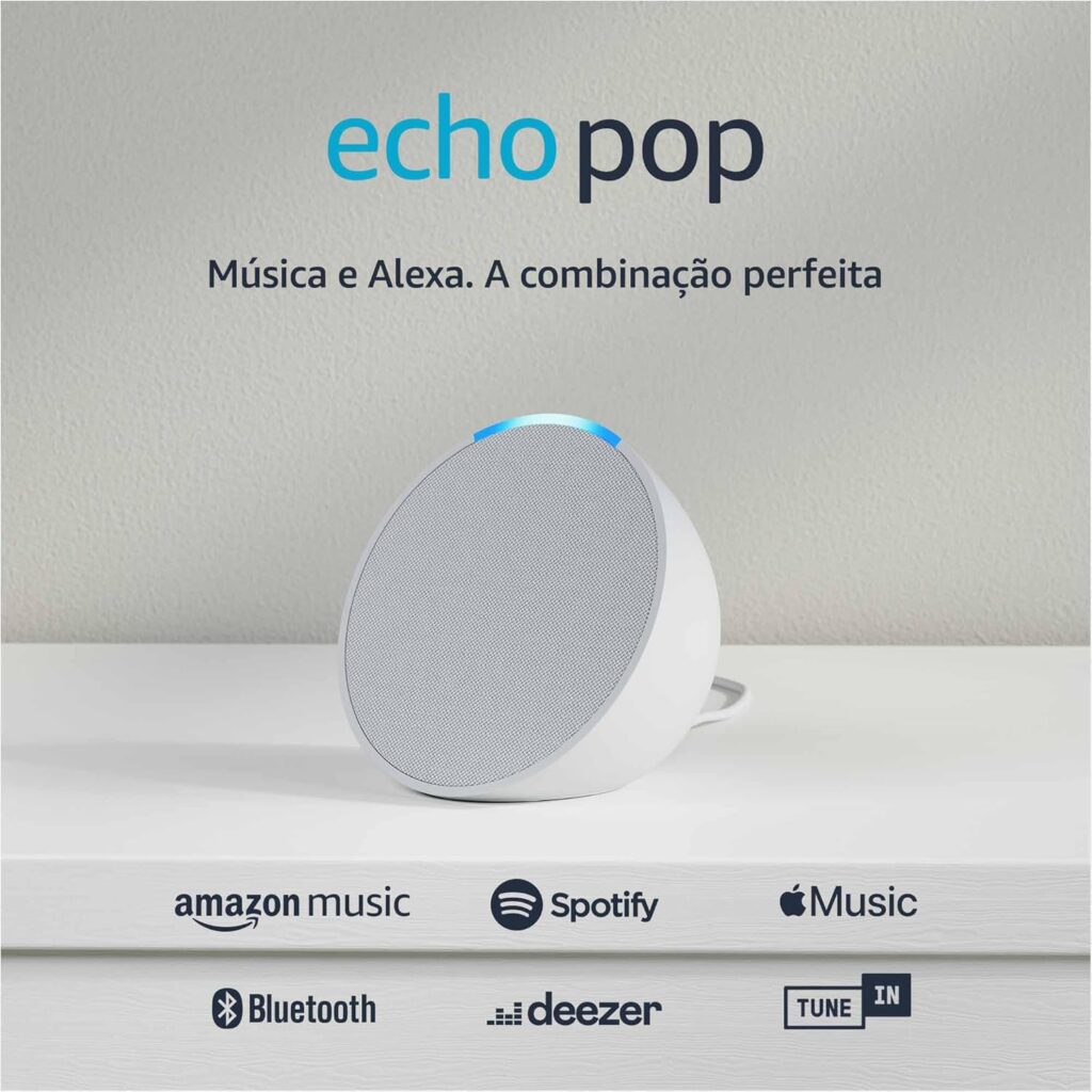 Echo Pop (Última geração) | Smart speaker compacto com som envolvente e Alexa | Cor Branca 8 71YROnyaDxL. AC SL1500