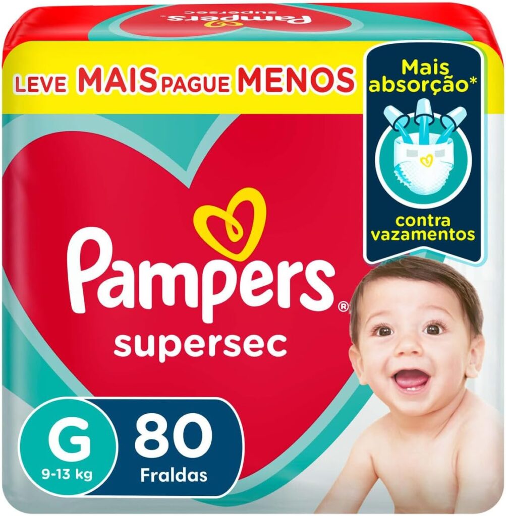 Fralda Pampers Supersec G - 80 fraldas 11 71qePOSflOL. AC SL1200