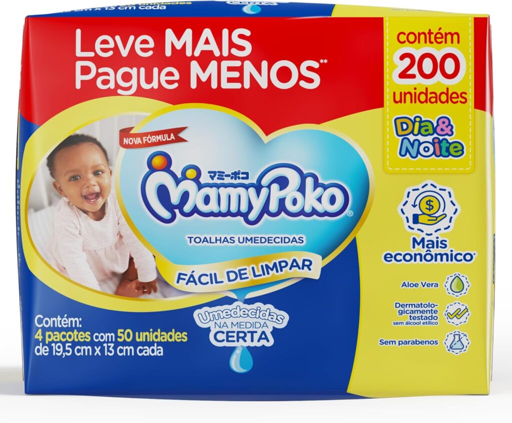 MamyPoko Lenços Umedecidos Dia&Noite 200 Unidades 6 81LbIKRgAqL. AC SL1500