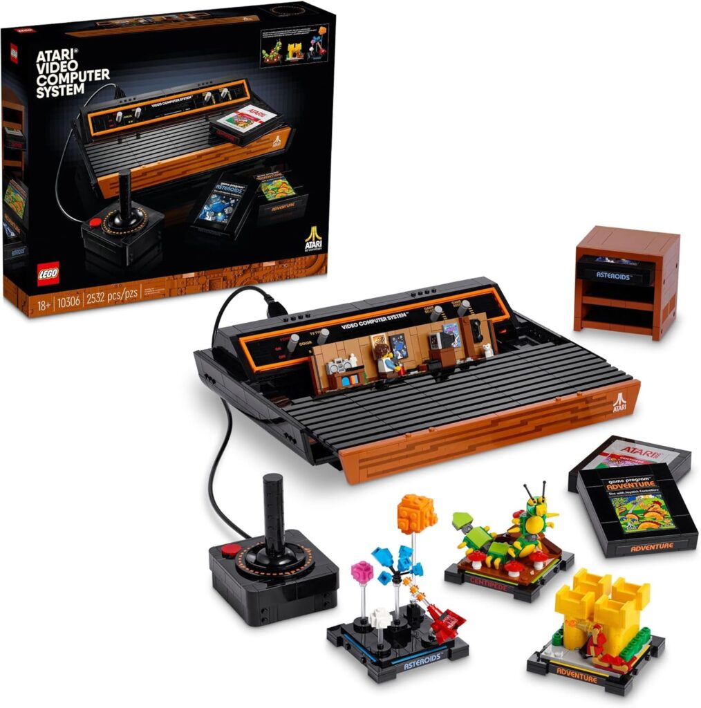 LEGO Icons Atari 2600 10306 Model Building Kit for Adults with Retro Video Game Console and Gaming Cartridge Replicas, Nostalgic 80s Gift for Gamers 1 81PvxIsmmhL. AC SL1500