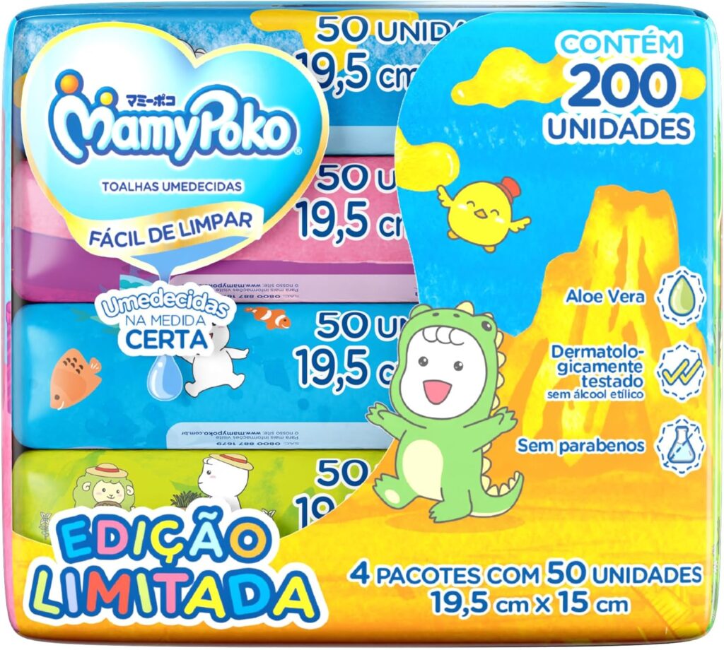 MamyPoko Lenços Umedecidos Edição Limitada 200 Unidades 4 81dtYHUVZ8L. AC SL1500