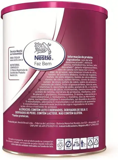 Imagem frontal do produto com fundo neutro permitindo foco na lata.