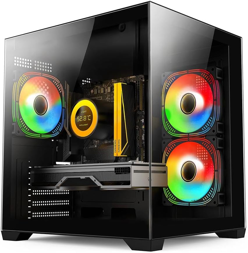 PC Gamer Skill Aquarium, Intel Core I5 10400F, 16GB 3200MHz, Geforce RTX 4060 8GB, SSD 512GB M.2, Fonte 600W 80 Plus, Preto SKA038 8 1746443144 61kpTKPS09L. AC SL1000