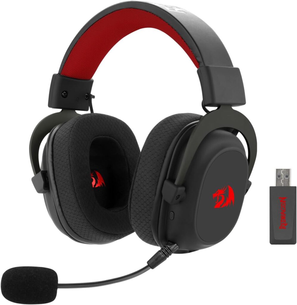 Headset Gamer Redragon Zeus Pro Preto Sem Fio 7.1 H510-PRO 9 619T FpEkL. AC SL1500