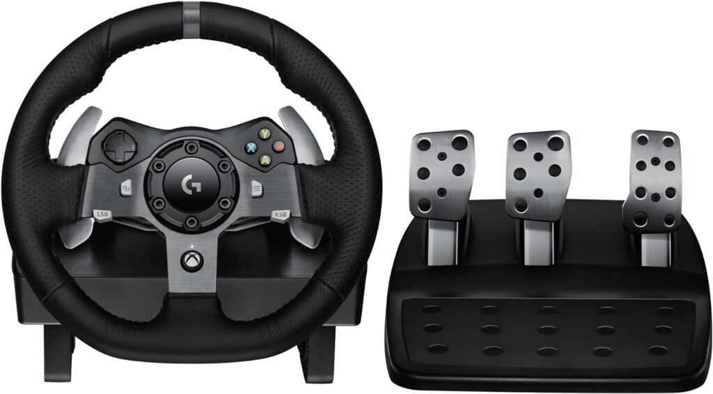 Volante Logitech G920 Driving Force e Pedais com Force Feedback para Xbox Series X|S, Xbox One, PC, Mac 1 61FXhka8F4L. AC SL1500