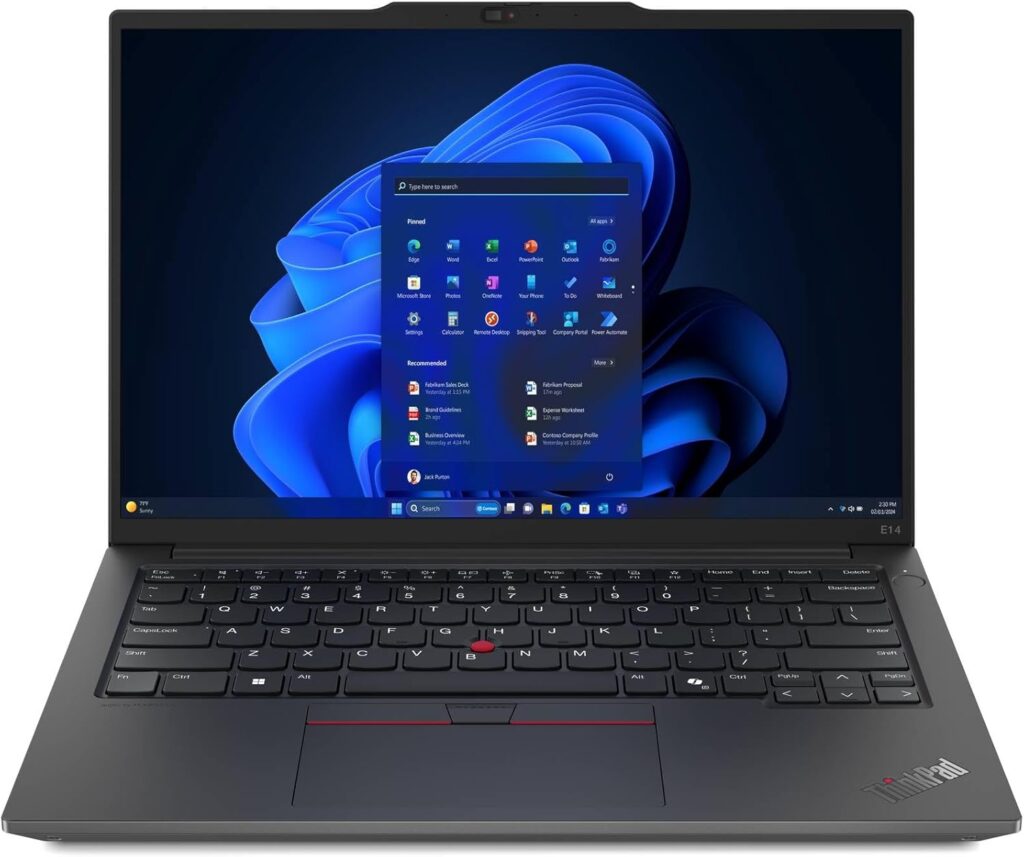 Notebook Lenovo E14 G6 AMD Ryzen 5 7535U 8GB 256GB SSD Windows 11 14" - 21M4000TBO Preto 3 61HdBBQSDYL. AC SL1500