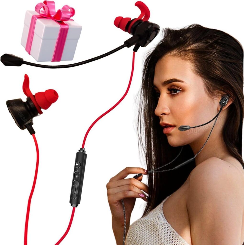 Fone Gamer Headset De Ouvido com fio + Microfone flexível removível modelo L26 para Celular mobile PC Notebook Console Computador Jogos Online Gameplay preto 12 61ZA9U5DLnL. AC SL1200