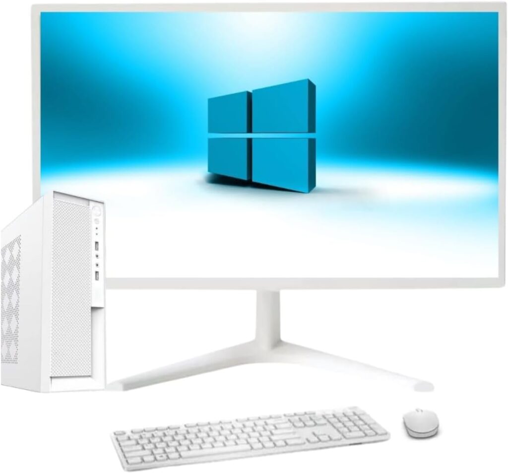 Computador Branco Completo Compacto Slim Intel Core i7, 16GB de memória, SSD 1 TB, Windows 10, Monitor LED 19.5" 8 61bS5V1vmYL. AC SL1500