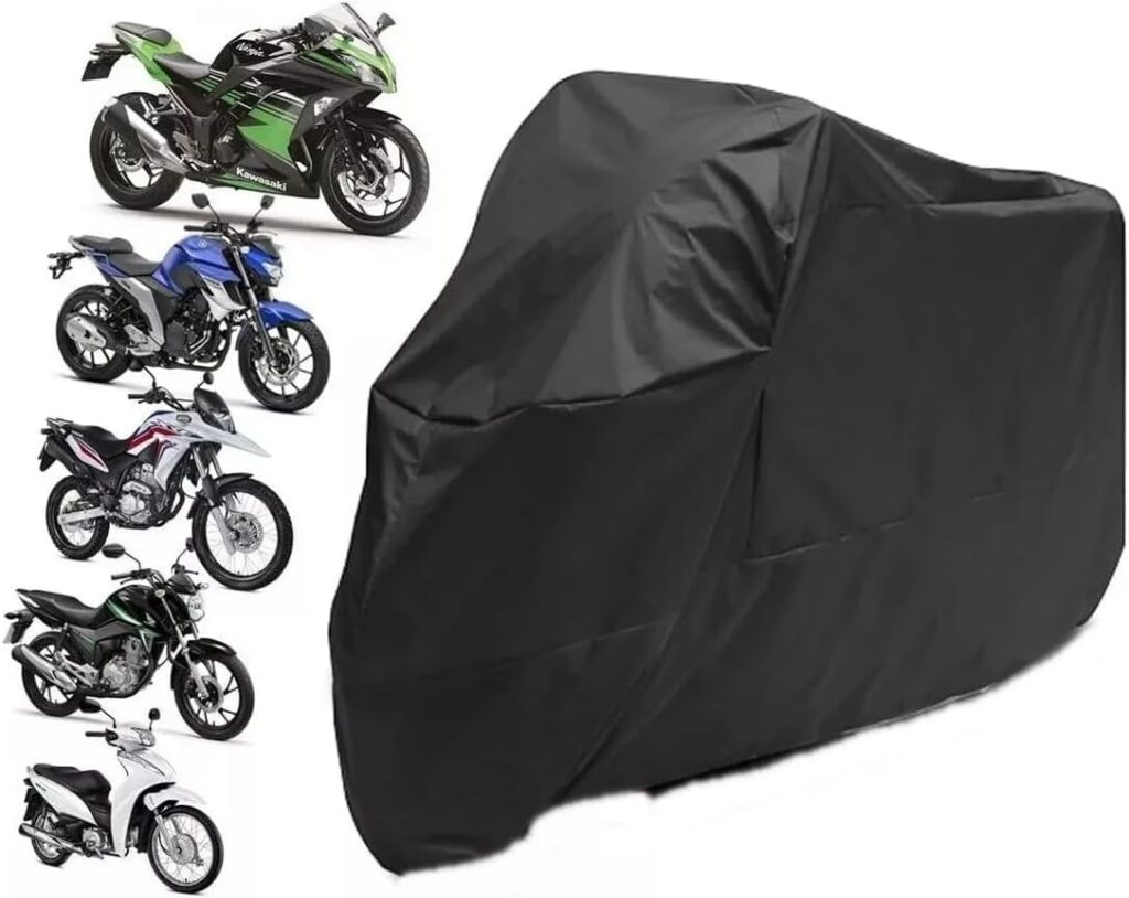 Capa de Cobrir Moto em Couro Protetora Impermeável Anti-uv (BROS) 11 61oSknA21kL. AC SL1087