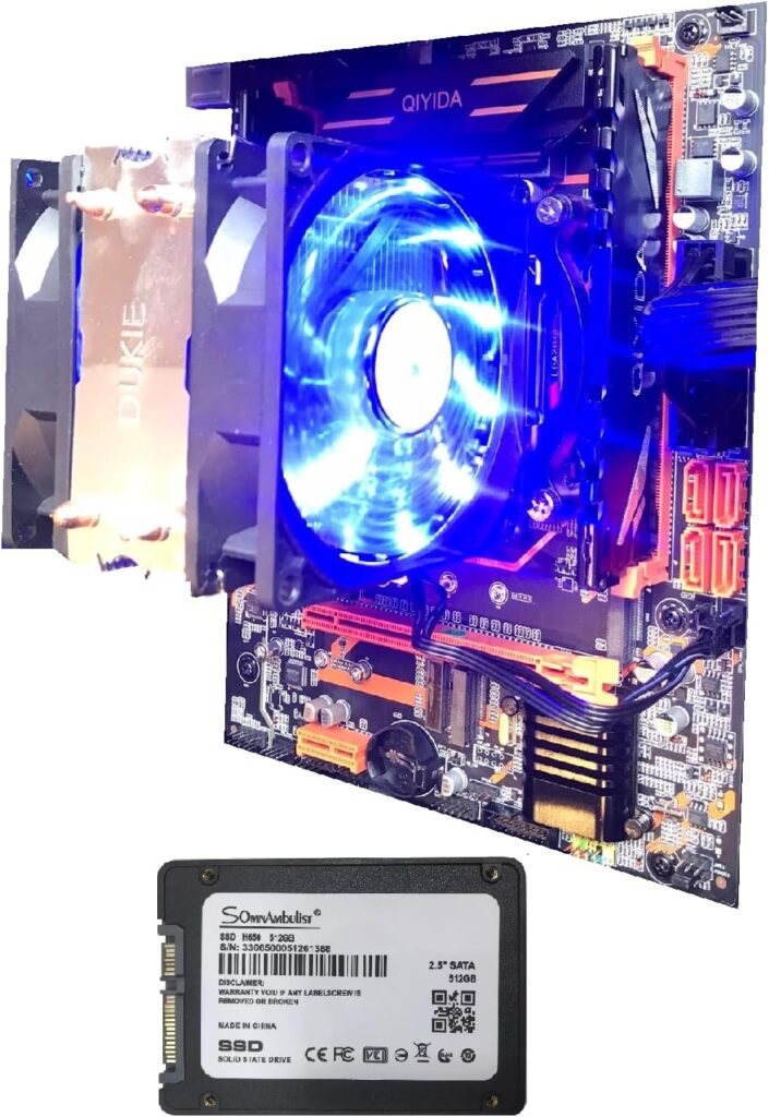 Kit PC Gamer X99 Xeon E5 2680v4 14 Núcleos (Ryzen 5 5600) + 16GB DDR4 + SSD 512GB + Cooler 2 Fans LED 12 716GCvoeNL. AC SL1474