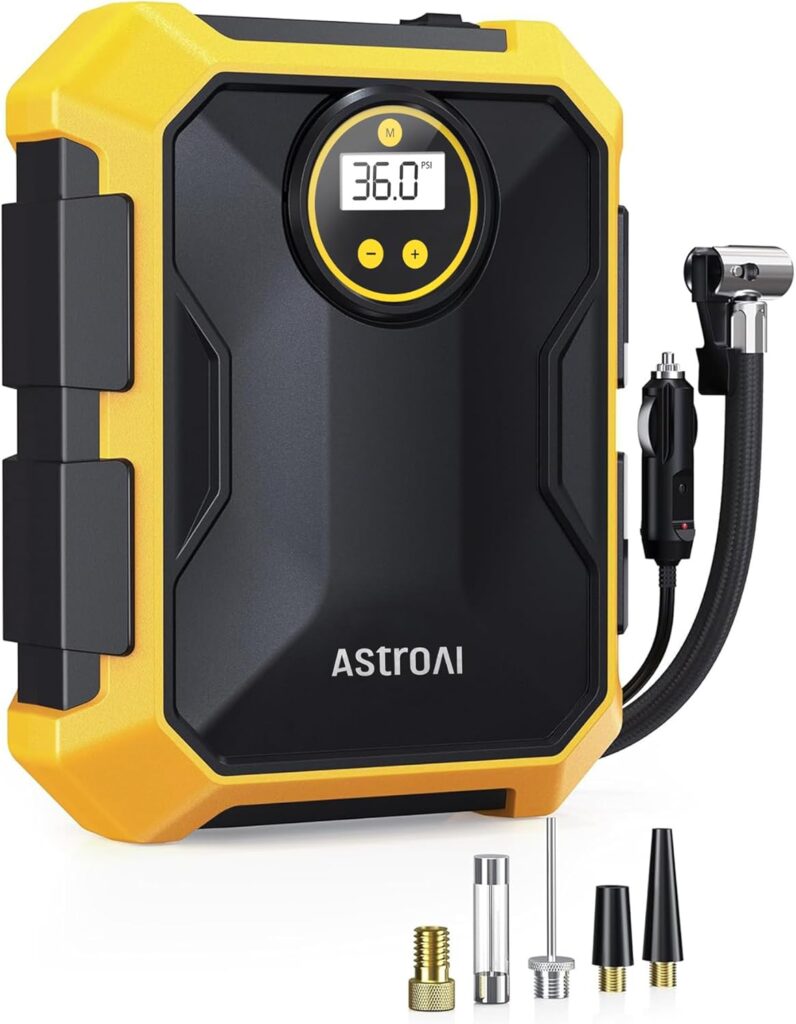 Compressor de ar portátil AstorAI 12 V DC compressor de ar 5 71RkoVANbL. AC SL1500