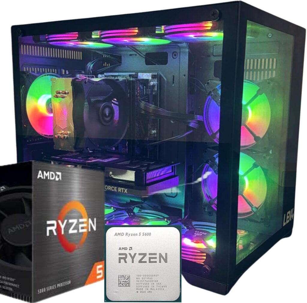 Pc Gamer Aquario AMD Ryzen 5 5600, Placa mãe B450, 32Gb DDR4, SSD Nvme 1Tb, Fonte 80Plus, Gabinete Aquario com 9 Fans ARGB com controladora - ESCOLHA A PLACA DE VIDEO (RX 570 8GB) 10 71SfXCUu13L. AC SL1500