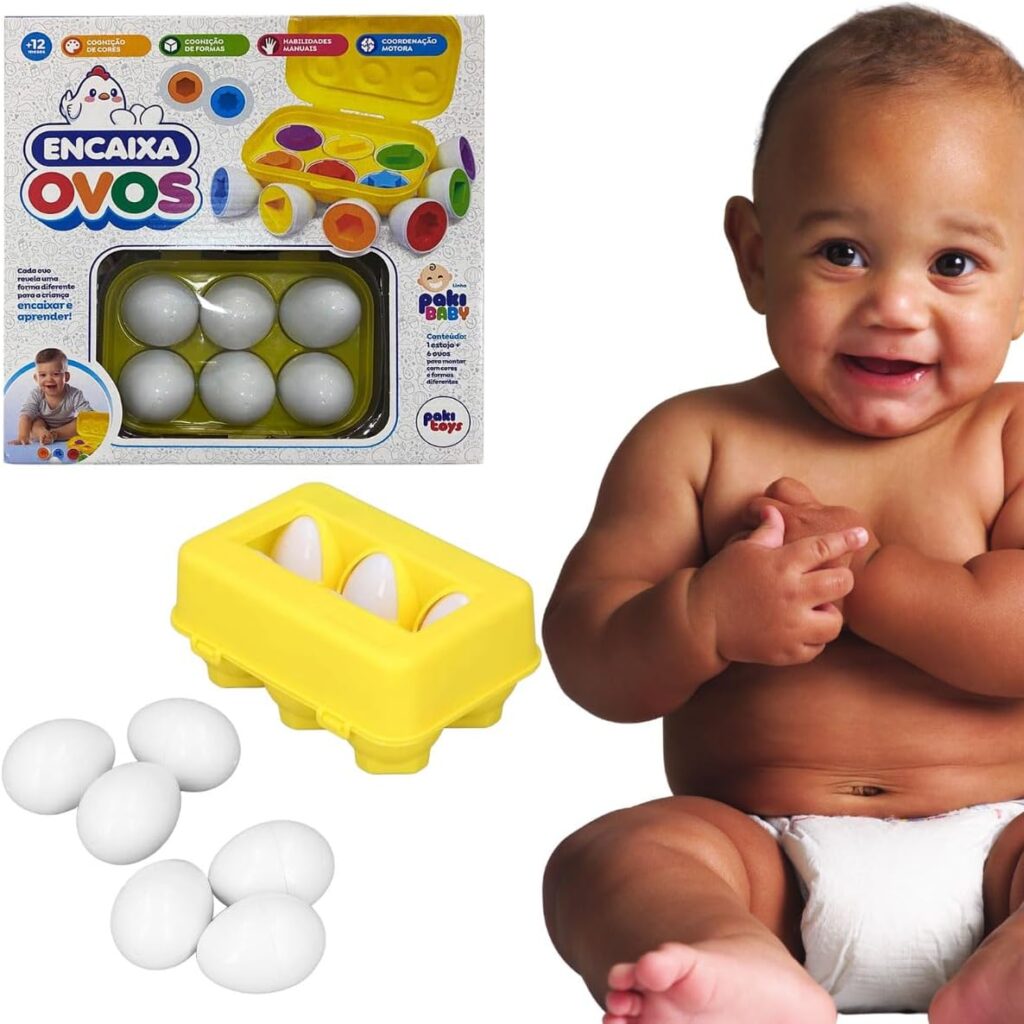 Brinquedo Educativo Montessori Infantil Caixa de Ovos Encaixe 3 71fVw2clkyL. AC SL1200
