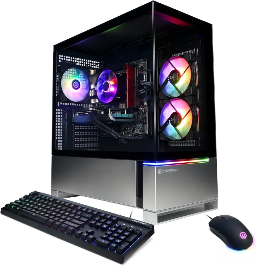 CyberPowerPC Gamer Xtreme VR Gaming PC, Intel Core i5-13400F 2,5GHz, GeForce RTX 4060 8GB, 16GB DDR5, SSD PCIe Gen4 de 1TB, Pronto para WiFi e Windows 11 Home (GXiVR8060A24) 3 71rPUJ72P5L. AC SL1500