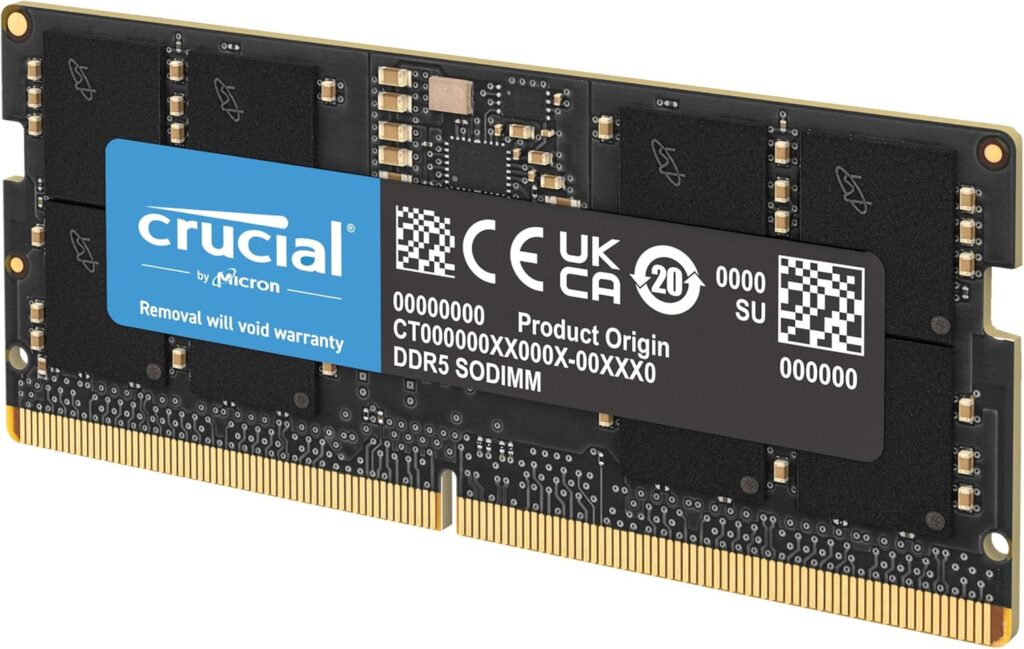 Crucial RAM 8GB DDR5 4800MHz CL40 Memória para Notebook CT8G48C40S5 5 819OdHGCicL. AC SL1500