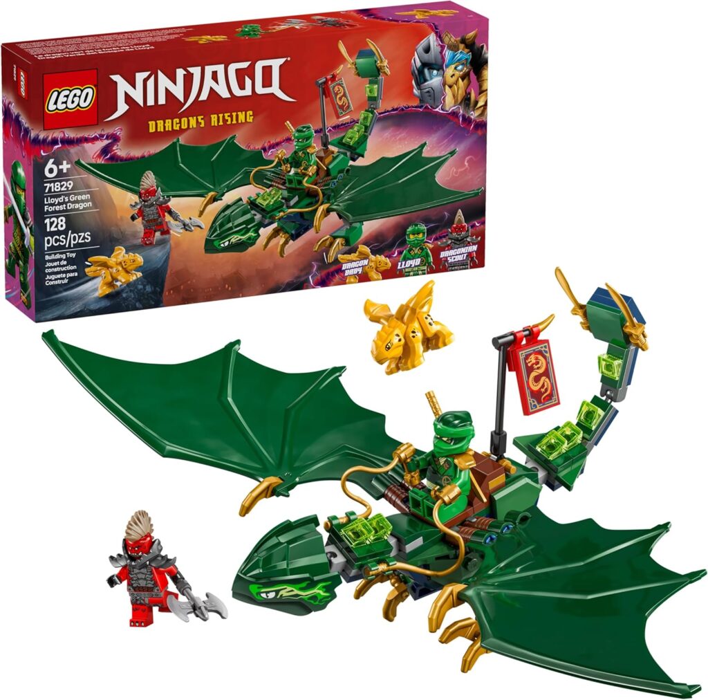 LEGO Ninjago Dragão Verde Florestal do Lloyd 71829 4 81IaNrgNvFL. AC SL1500