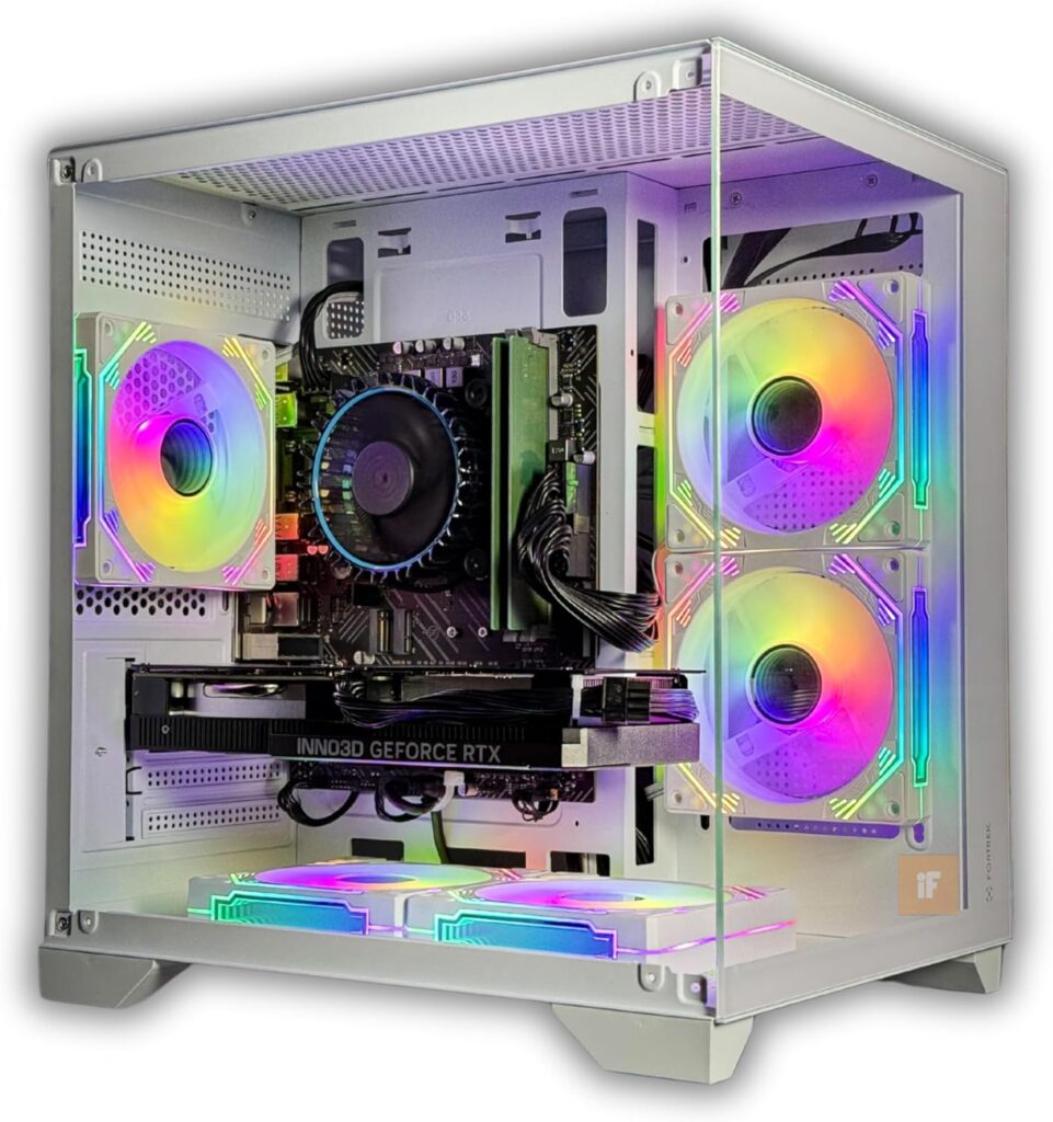 Computador Aquário Branco PC Gamer Intel I5 12400, 32gb Ram, RTX 3060 12gb, SSD 1TB Nvme – Potência E Estilo com RGB 4 81th973fvSL. AC SL1500