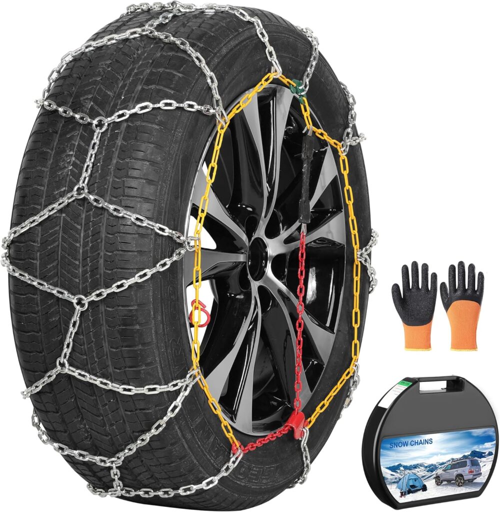 2 pacotes de correntes para pneus de carro, correntes de neve antiderrapantes para suv/caminhão/carro na neve, areia, lama e gelo (kn120) 4 81x5wgVxYuL. AC SL1500