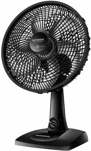 Ventilador de Mesa 30cm Super Power, Mondial, Preto, 60W, 220V - VSP-30-B