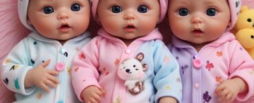 Mini Bonecas Bebê Reborn: Kit 3 Unidades Fofas e Divertidas