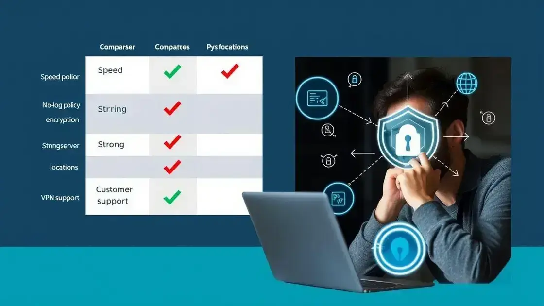 Critérios para escolher um serviço de VPN confiável