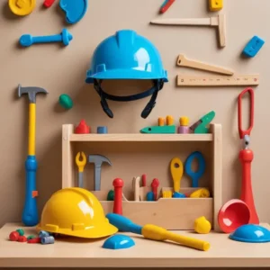 Kit de Ferramentas Infantil com Capacete: Diversão Garantida em 2025!
