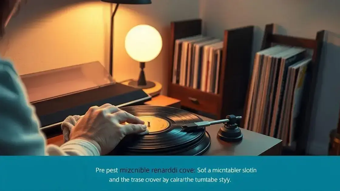 Cuidados e dicas para manter seu toca-discos novo