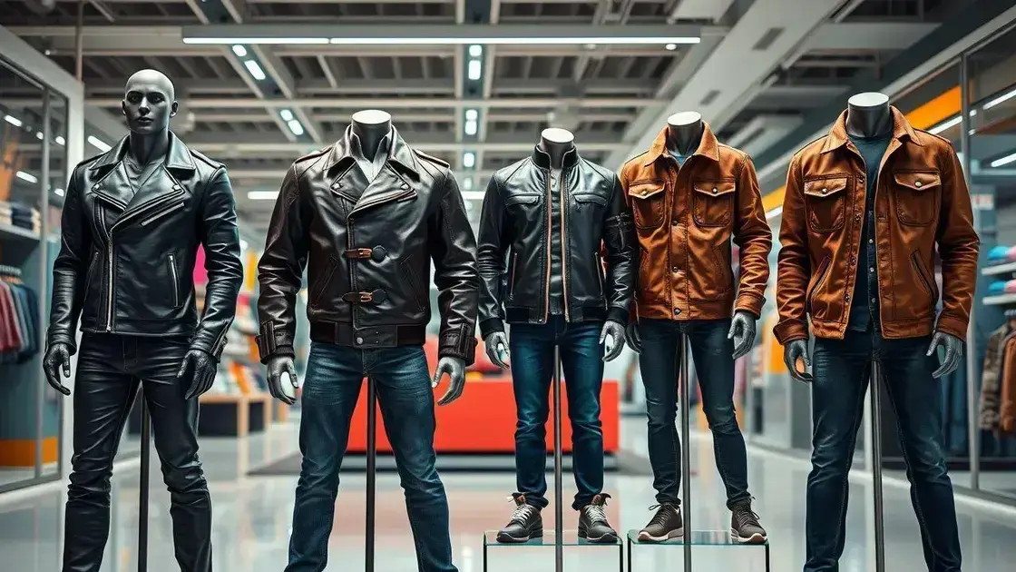 Modelos mais populares de jaqueta de couro