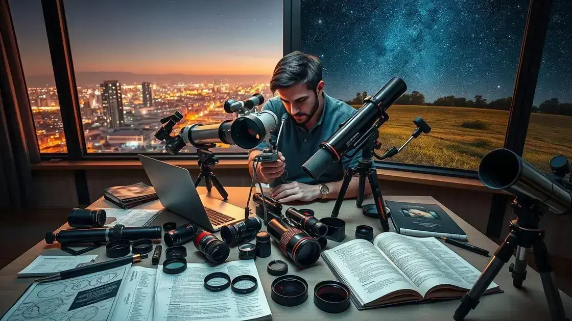 O que considerar antes de comprar seu primeiro telescópio
