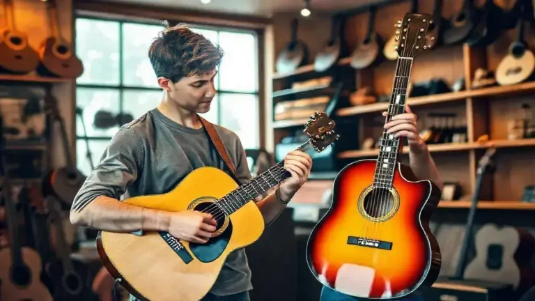 Guia para escolher seu primeiro violão (aço ou nylon).