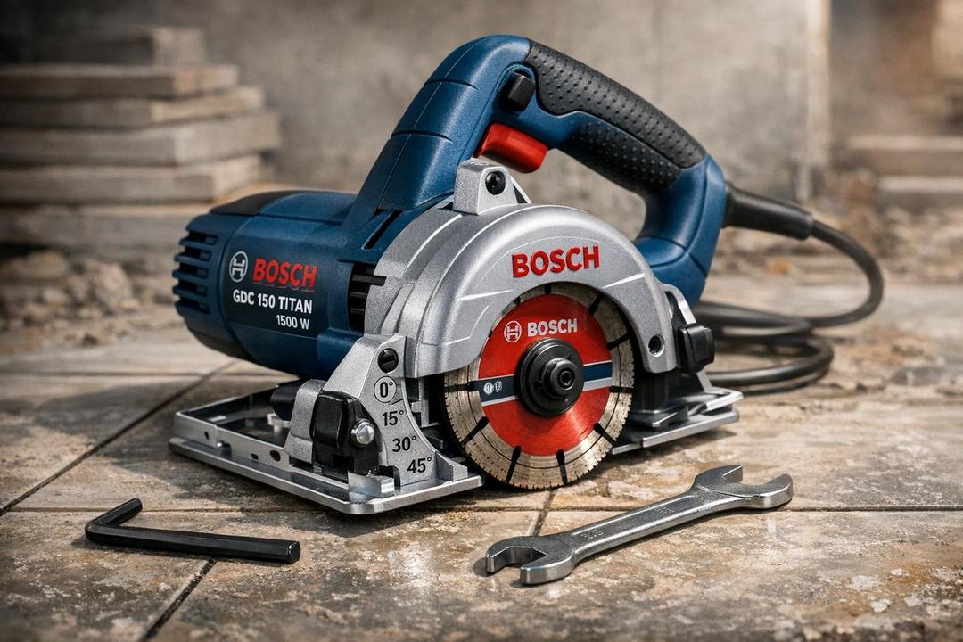 Bosch GDC 150 Titan (2026): Análise completa e Ficha Técnica